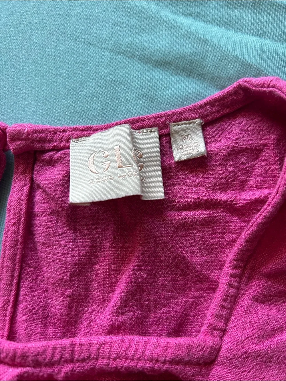 Good Luck Gem (GLG) 2-Piece Linen-Blend Matching Set